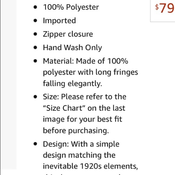 1920’s Flapper/Gatsby Dress - Picture 3 of 6